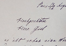Письмо М.Г. Деммени Х.Х. Гилю от 14\24 августа1899. Закупки в Париже. Перевод на русский язык.